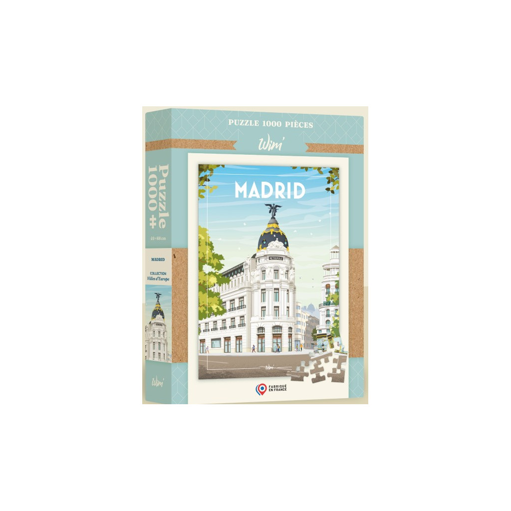 Puzzle Wim - Madrid - 1000 Pièces