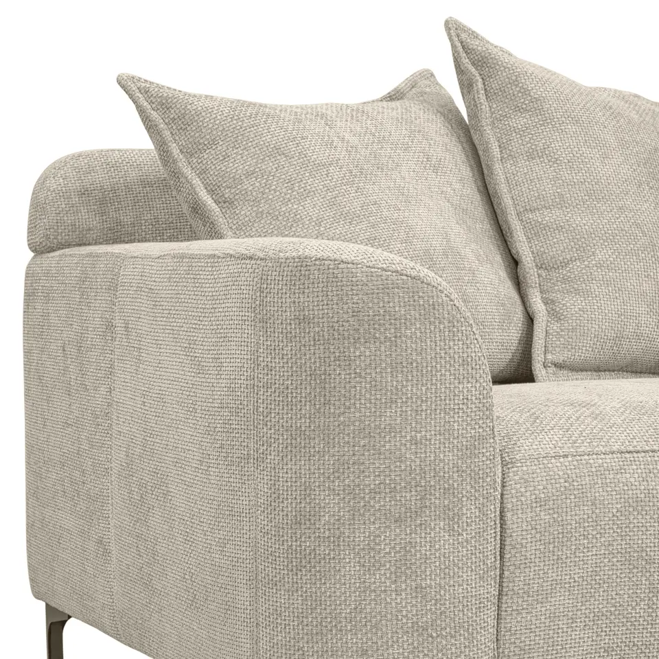 Bank Elsa 2-zits - stof Eden - beige