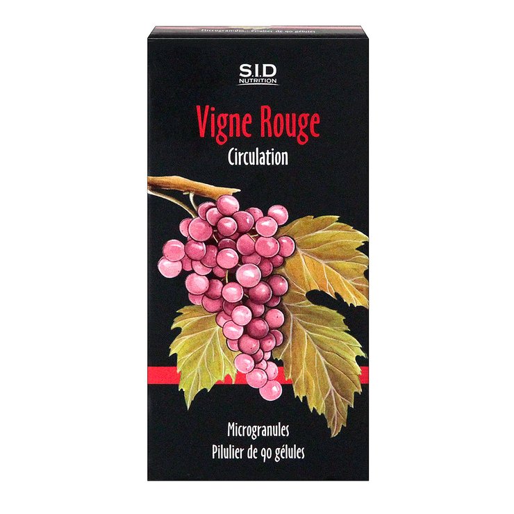 Vigne rouge circulation 90 gélules