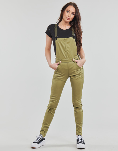 G-Star Raw - WORKER RADAR DUNGAREE - Kaki