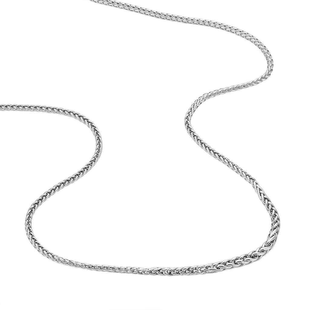 Chaîne Jayna Danilo Maille Palmier Or Blanc