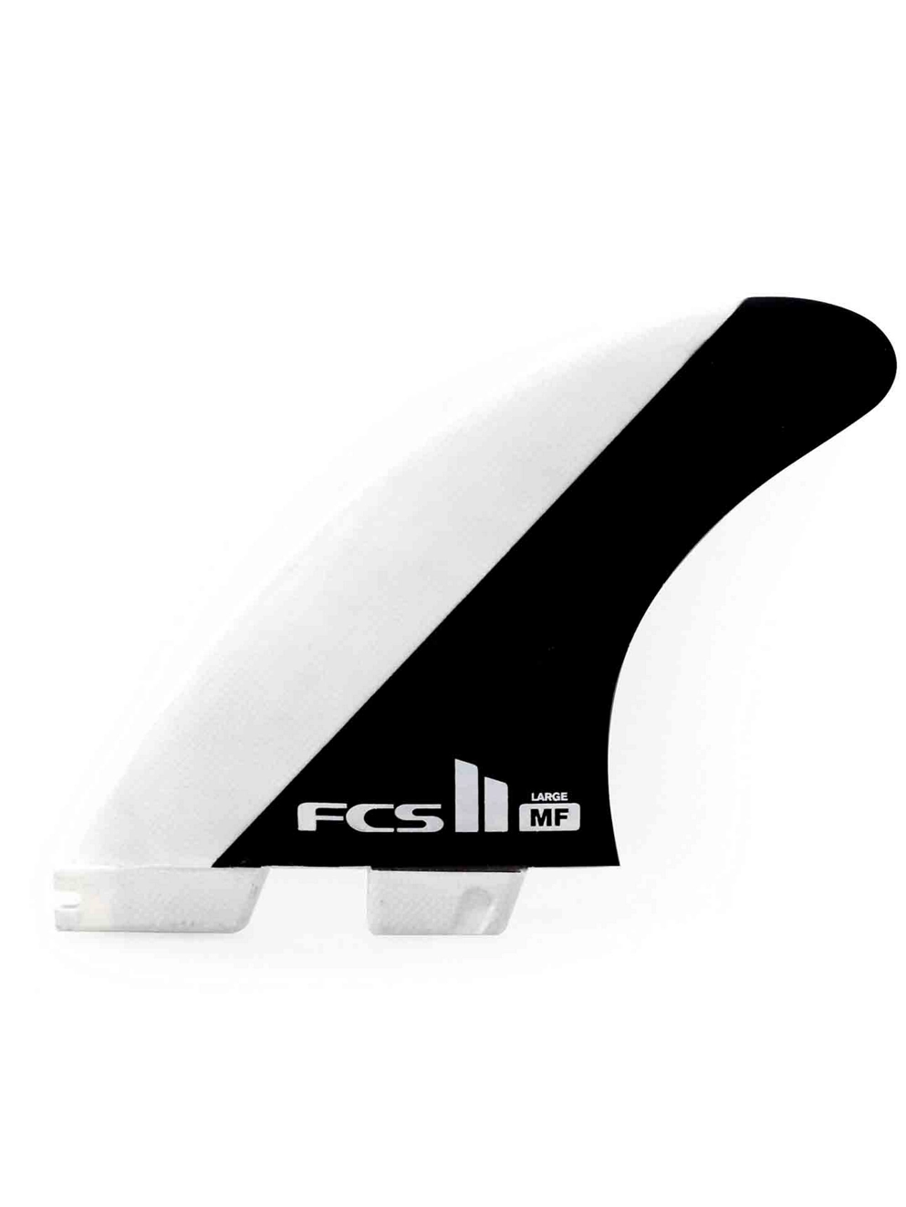 FCS II MF PC Medium Tri Retail Fin Set black/white