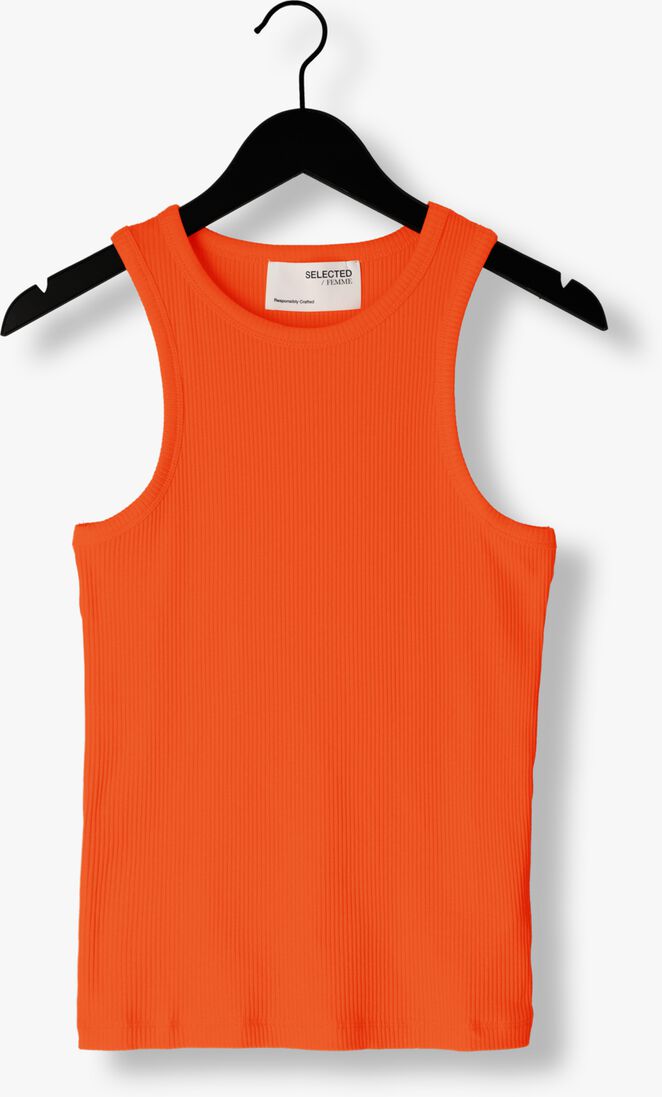 SELECTED FEMME oranje selected femme top slfanna o-neck tank top