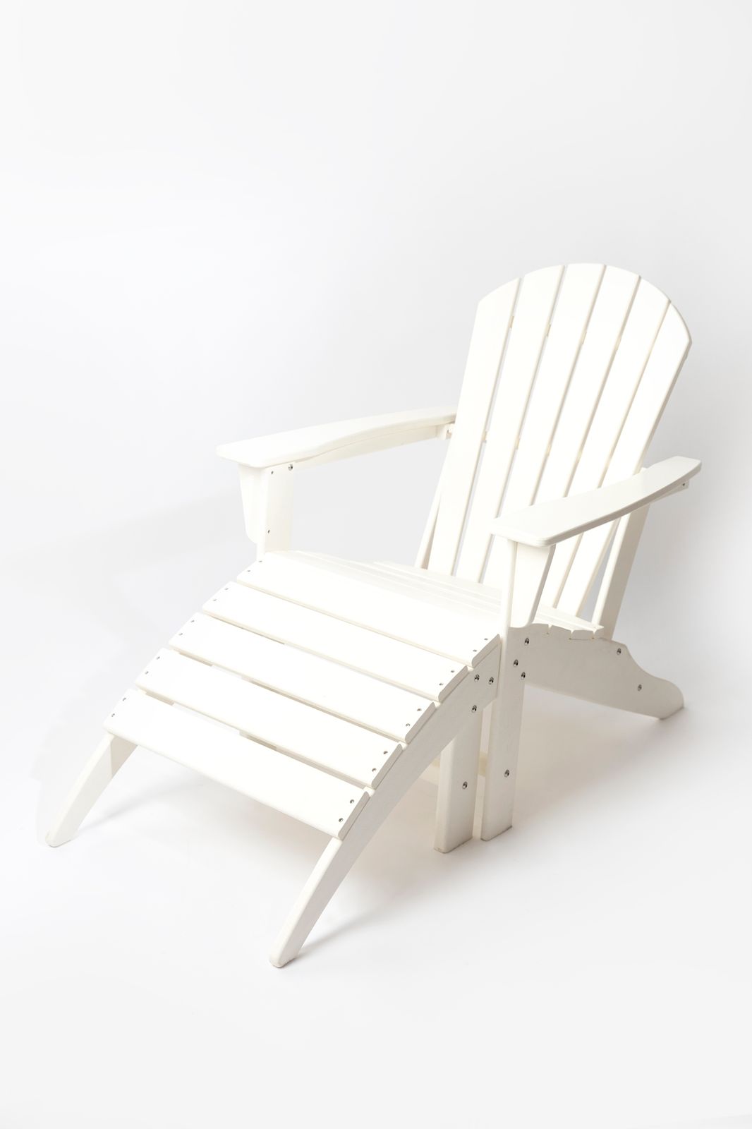 Witte fanback chair
