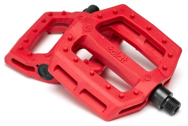 Paire de Pédales Eclat Slash Rouge