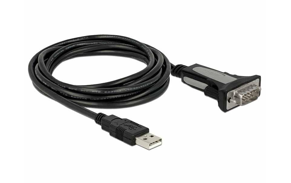 Serial-Adapter USB-A zu RS-232 DB9, 4mUSB-A-zu-Serial-Adapter