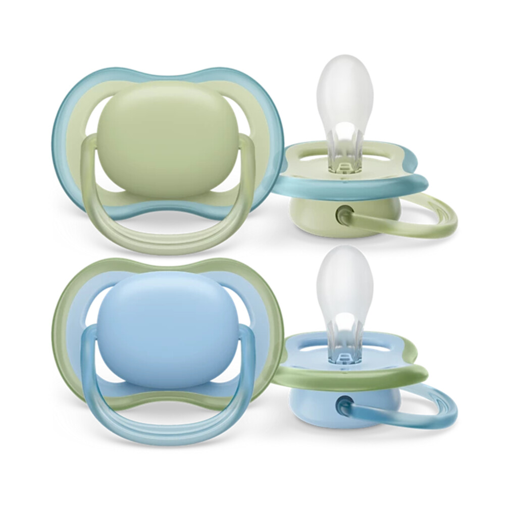 Philips Avent Ultra Air Fopspeen 0-6 mnd Groen Blauw2 stuks