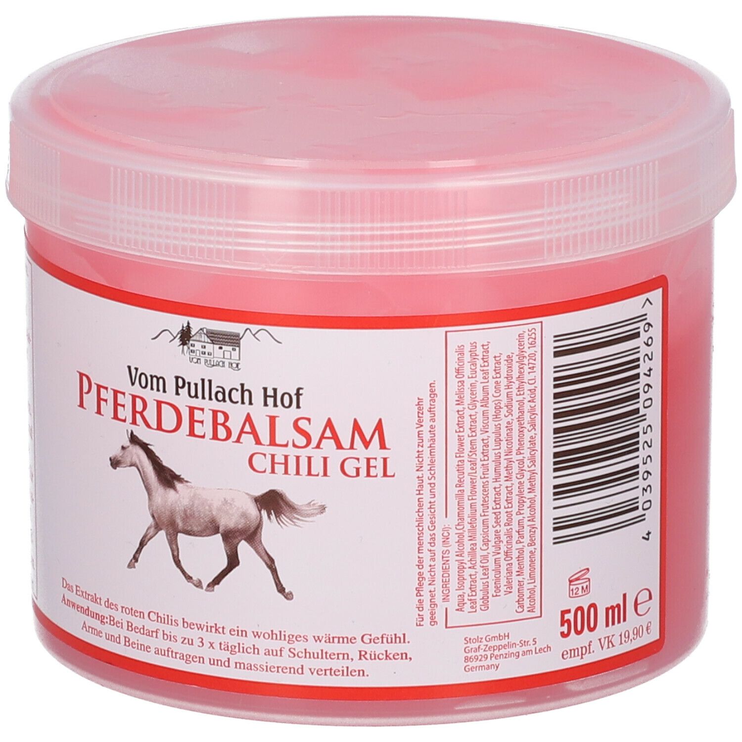 Vom Pullach Hof Pferdebalsam Chili Gel