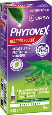 Phytovex Nez Très Bouché Spray Nasal Upsa - 15 ml