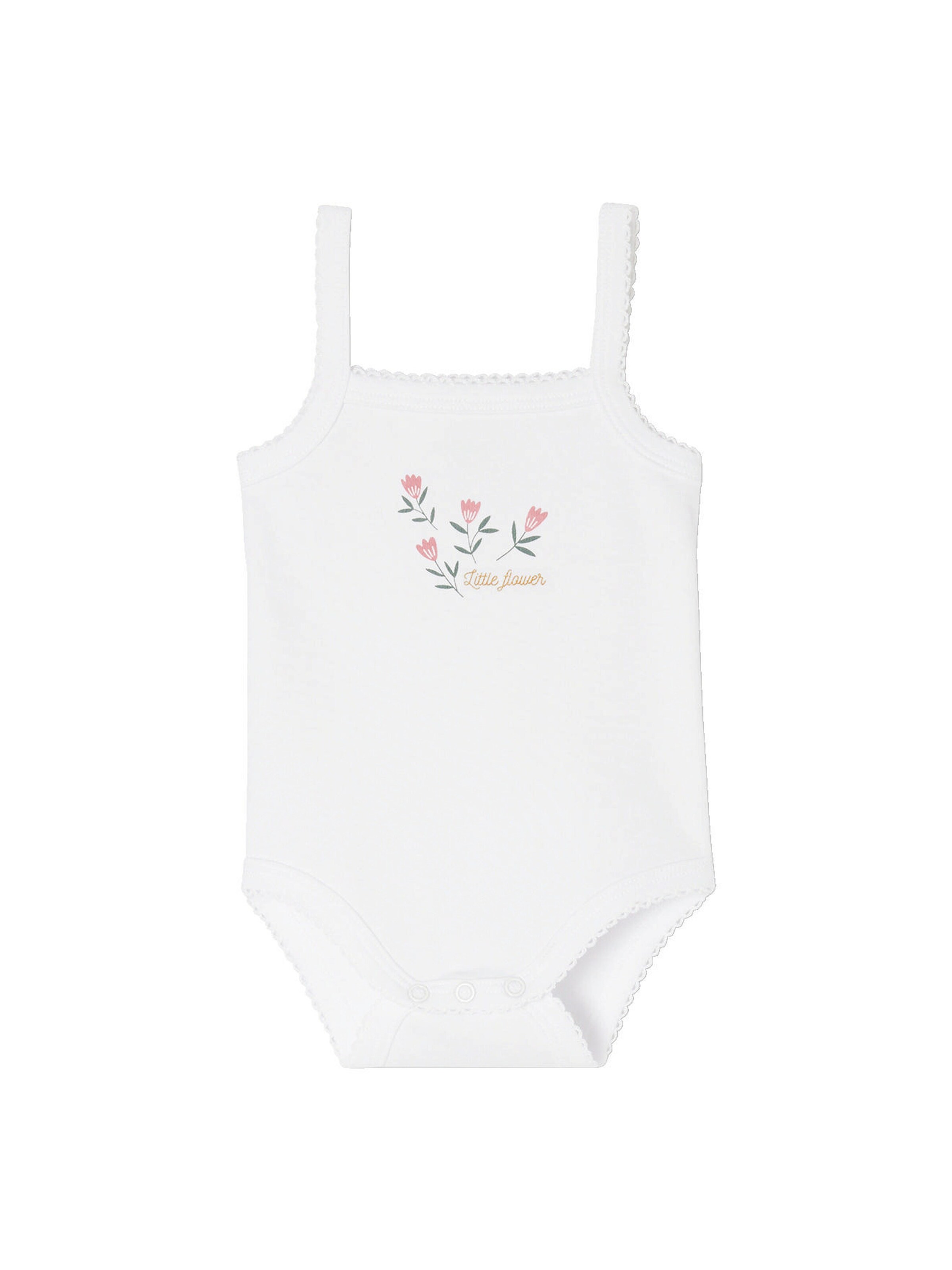 Vertbaudet 5er-Pack Baby Trägerbodys Bio-Baumwolle altrosa