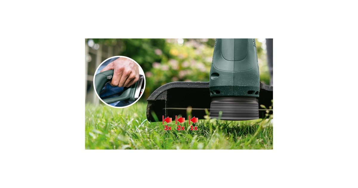BoschEasy GrassCut 18V-26 grastrimmer  (Groen/zwart, Accu en oplader niet inbegrepen, POWER FOR ALL ALLIANCE)