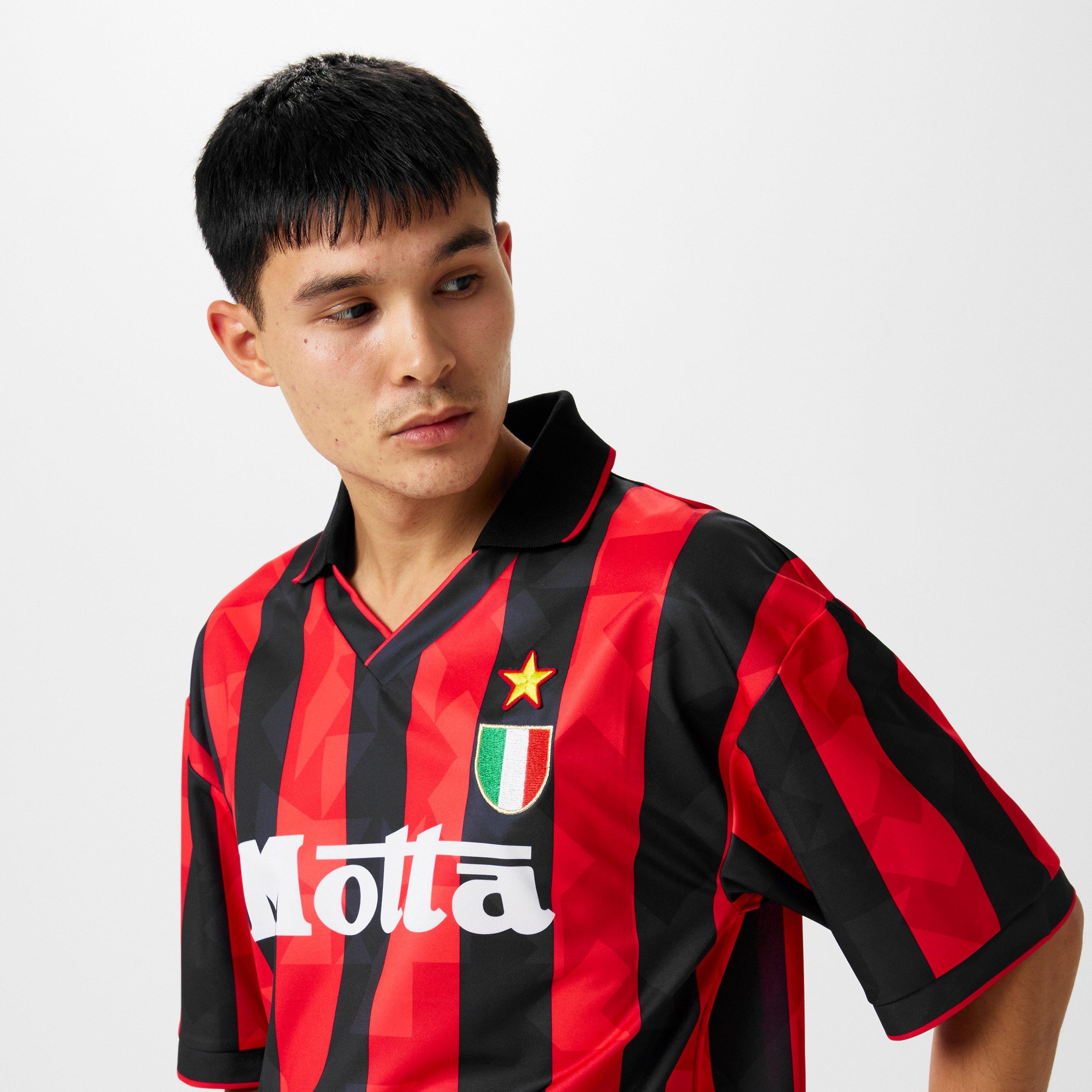 Score Draw S Draw AC Milan94 Home Jersey Mens