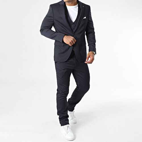 Costume 3 Pièces Bleu Marine