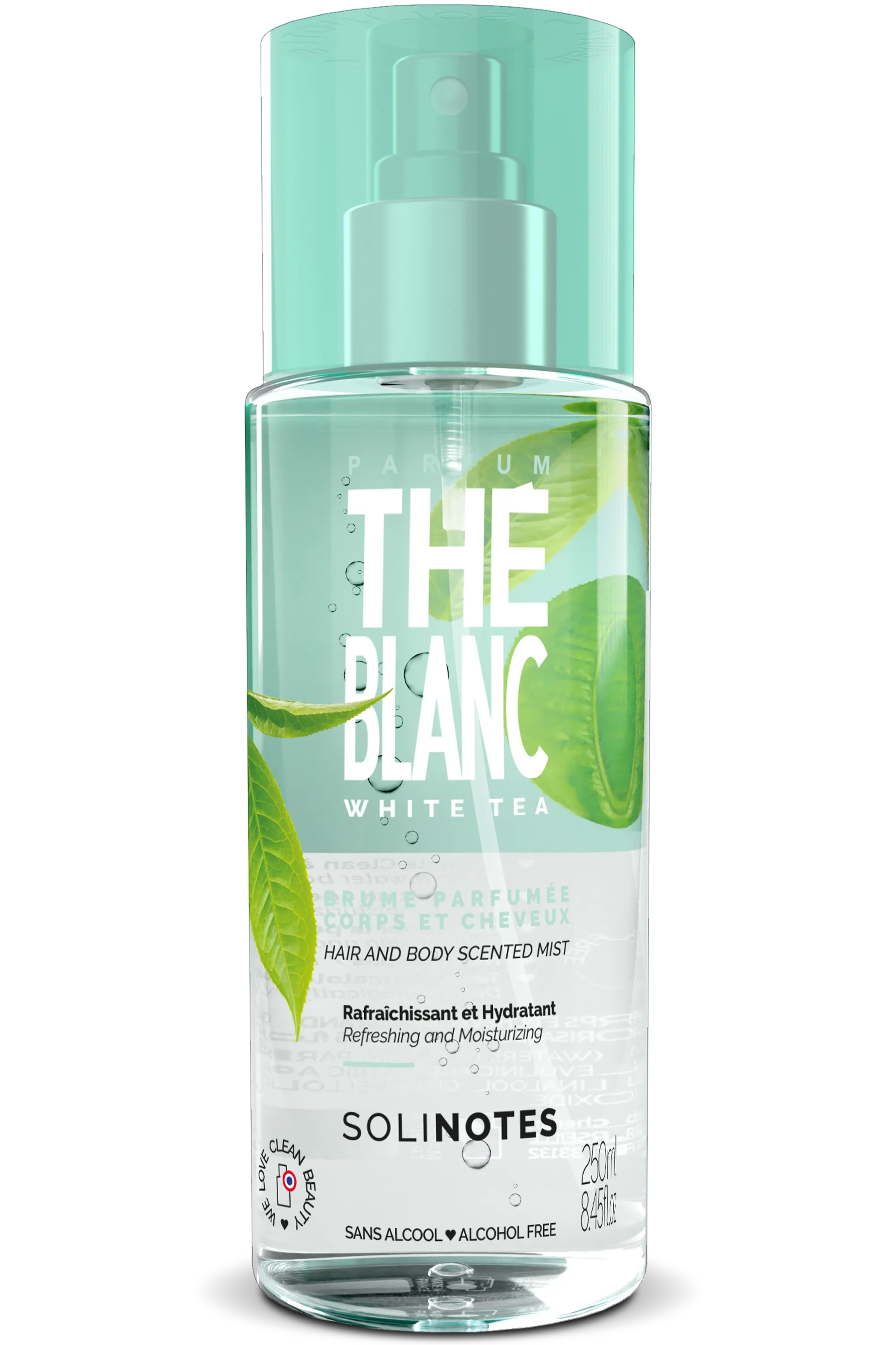 Solinotes Brume parfumée corps & cheveux Thé blanc-250 ml