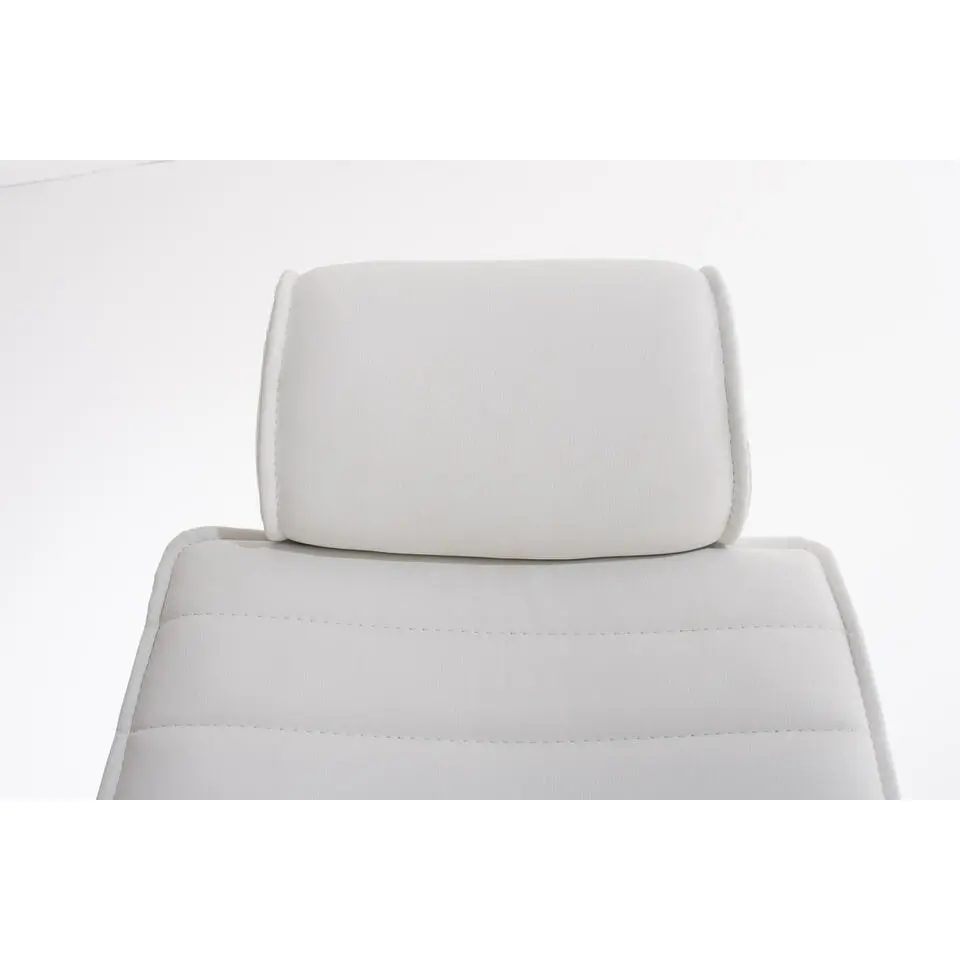 CLP Bureaustoel Rako V2 chroom Frame - Kunstleer - wit
