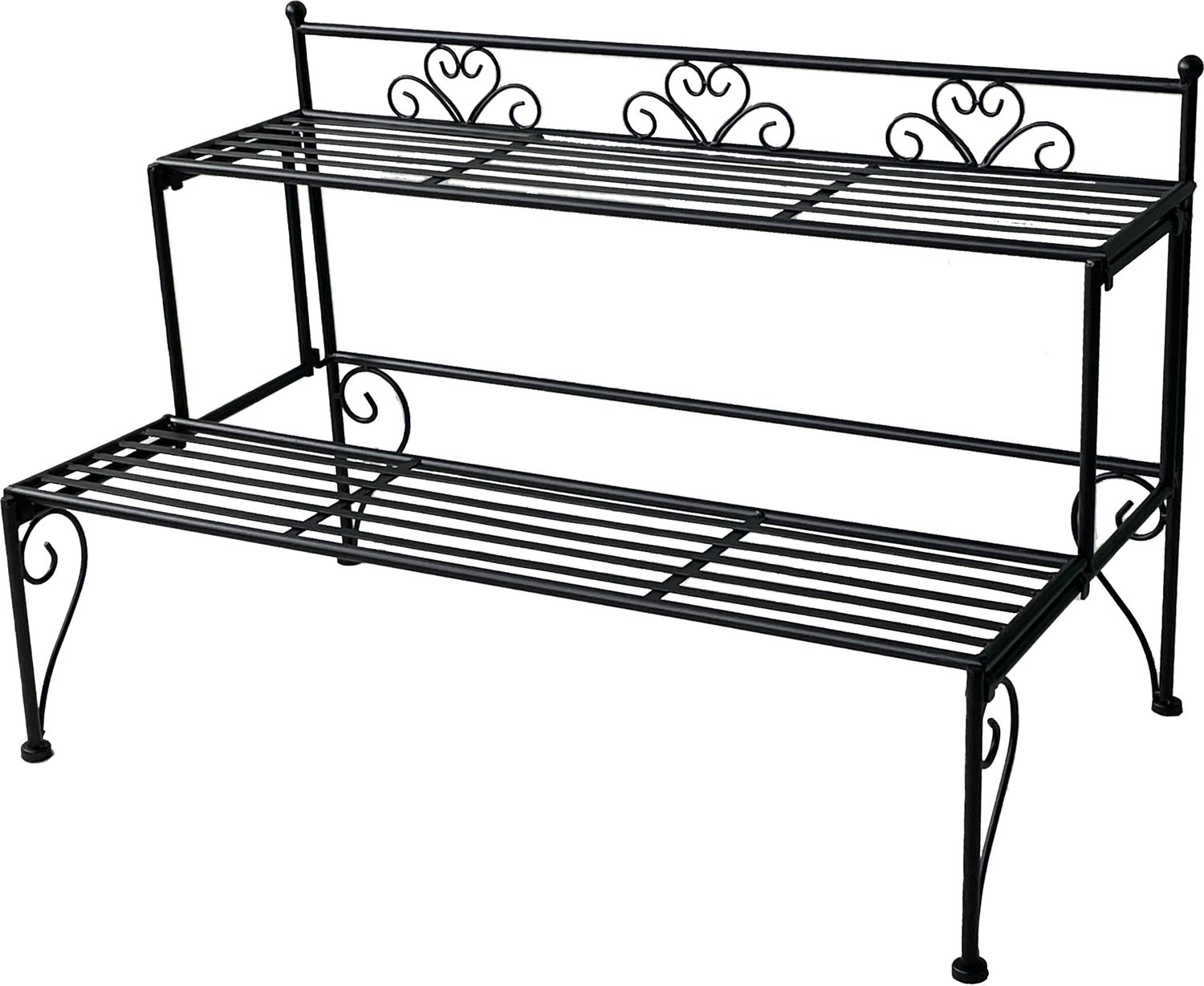Mega Collections plantenstandaard Luto zwart 72 x 39 x 47 cm