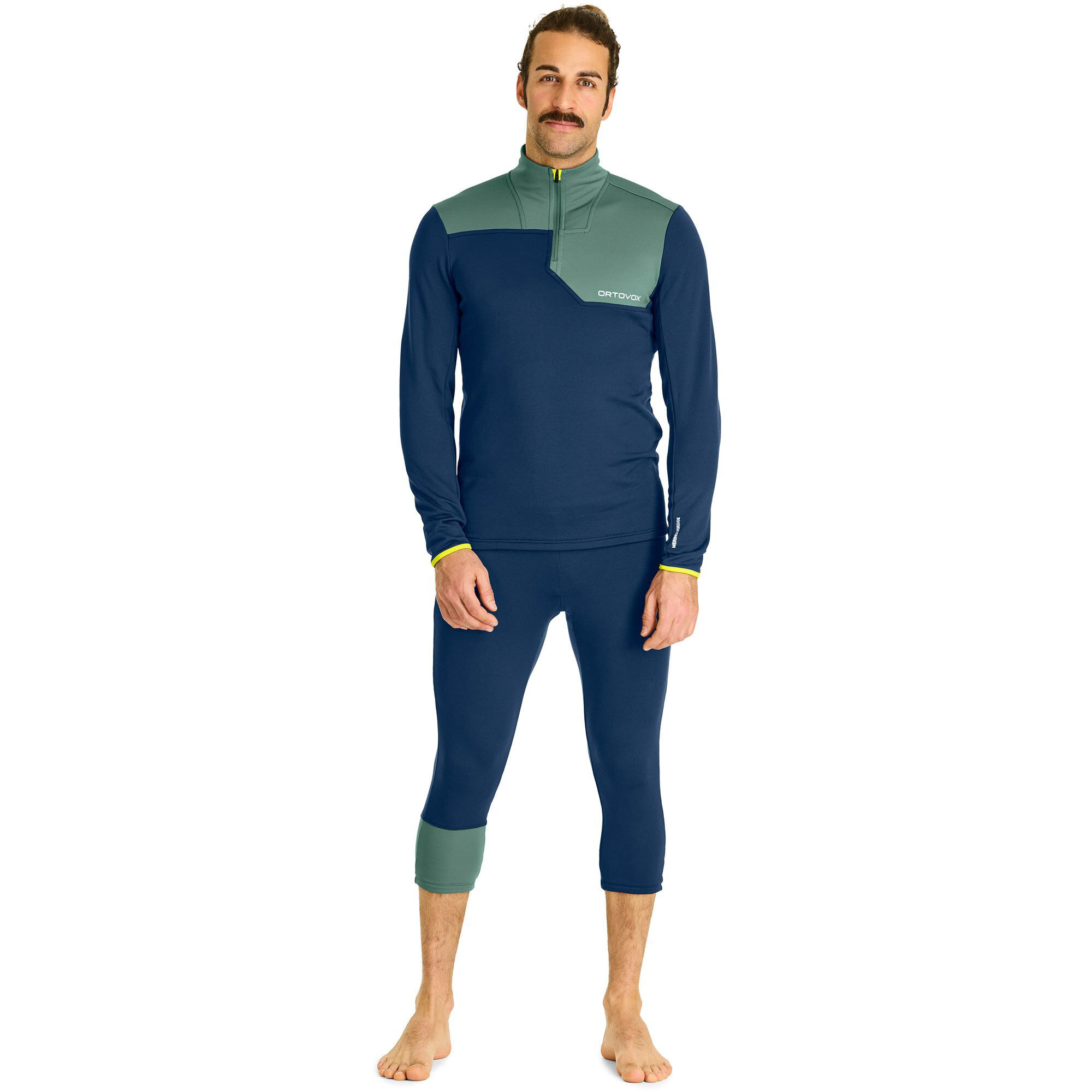 OrtovoxFleece Light Zip Neck M