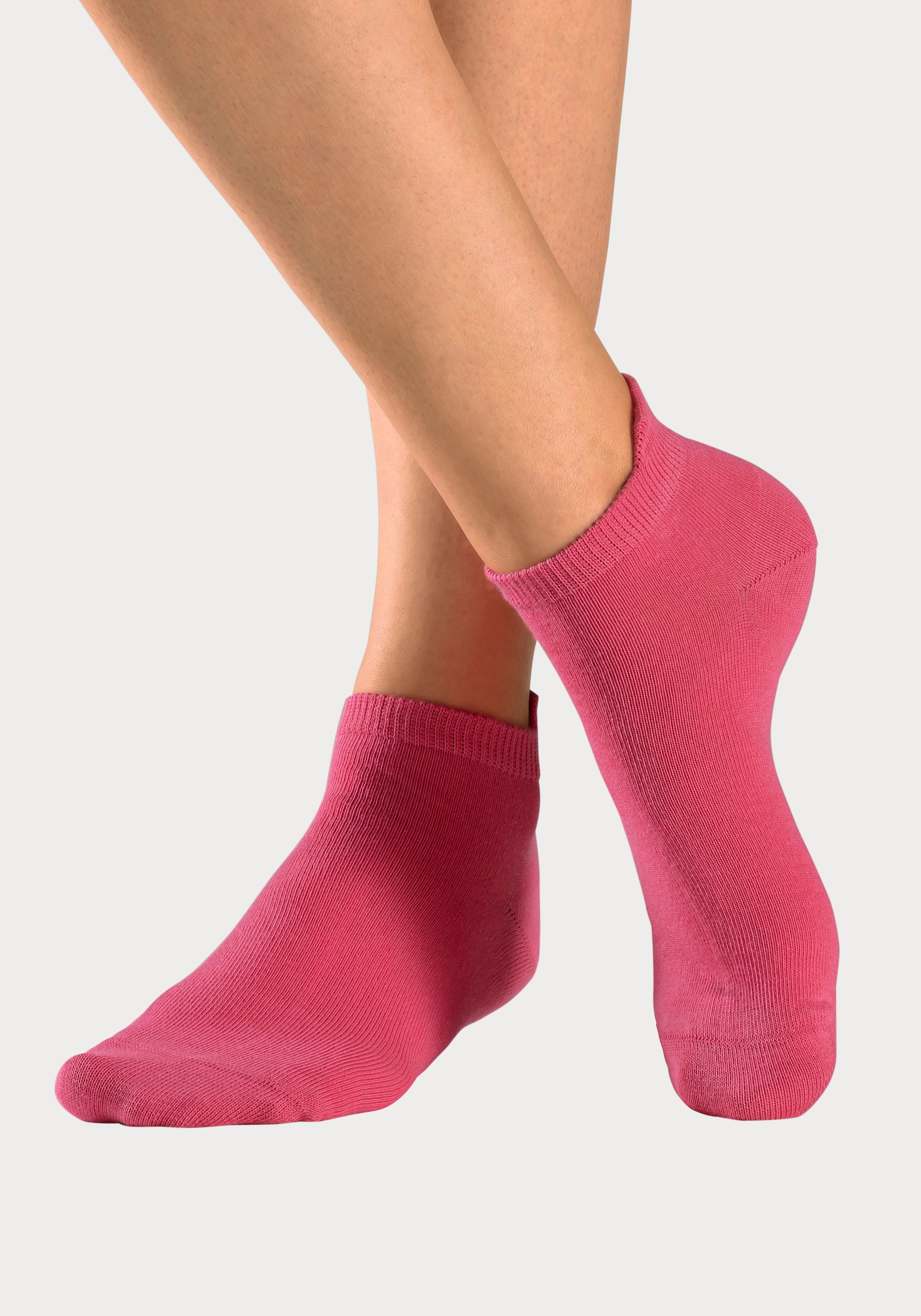 H.I.S Sneakersocken Packung, 8 Stk. tlg. mit verlängertem Bündchen hinten