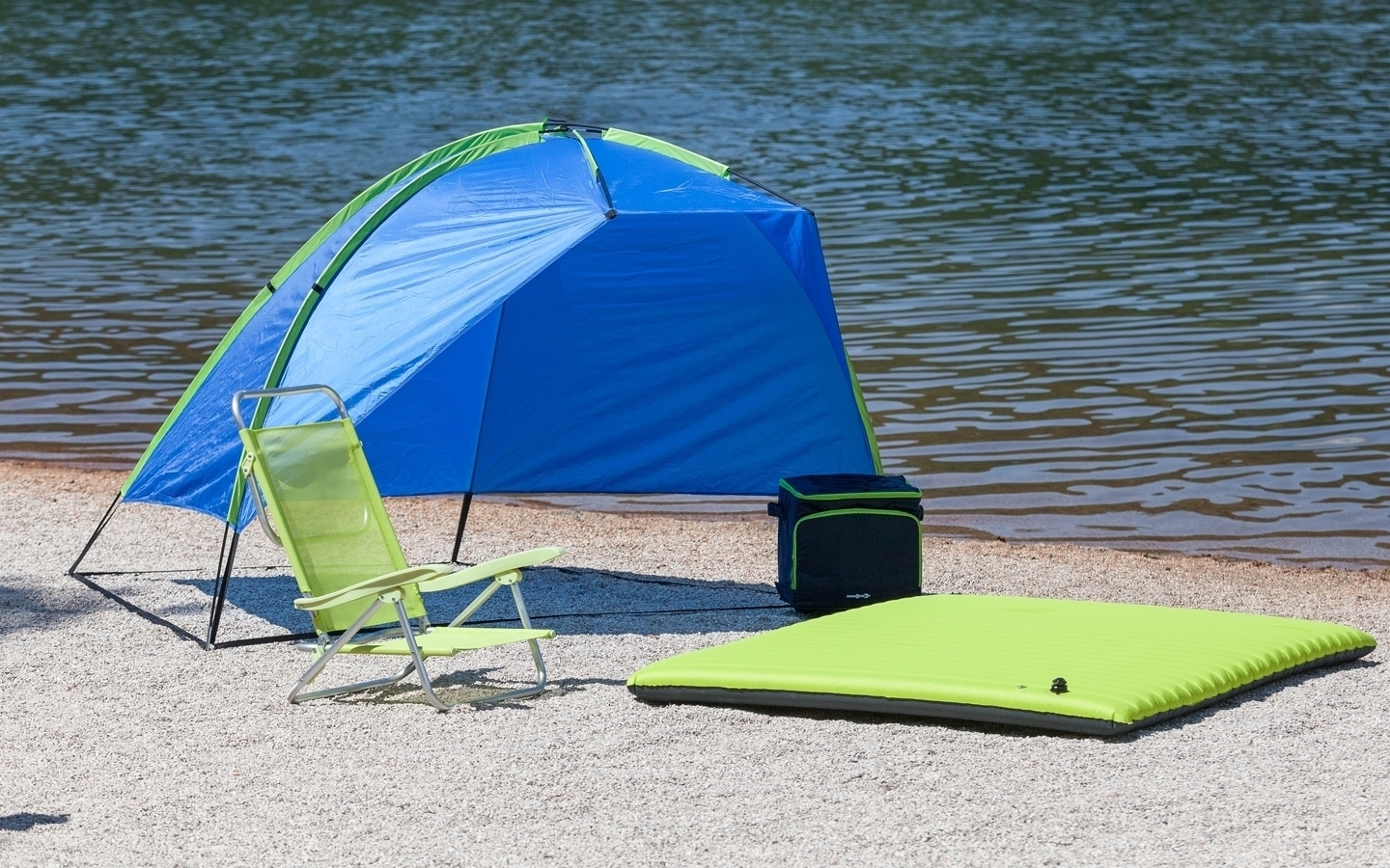 Brunner Sun Top Strandmuschel 250/150 x 190 x 150 cm blau