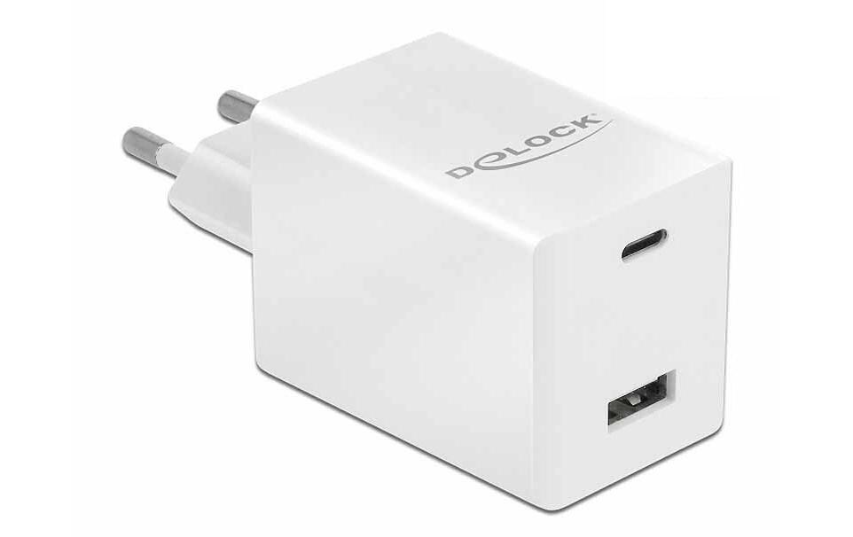 USB-Wandladegerät 41448 USB-C PD 3.0 USB-A, 45WLadeadapter mit USB-C Power Delivery und USB-A Anschluss