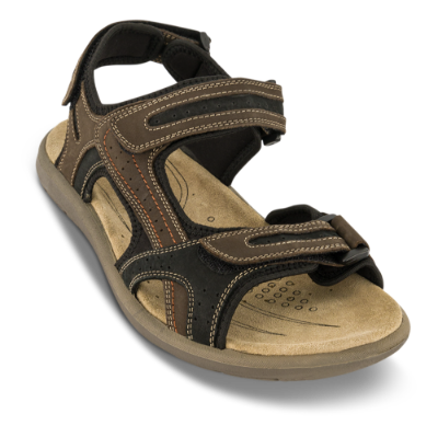 Odiin herre sandal brun komb. 4611100332