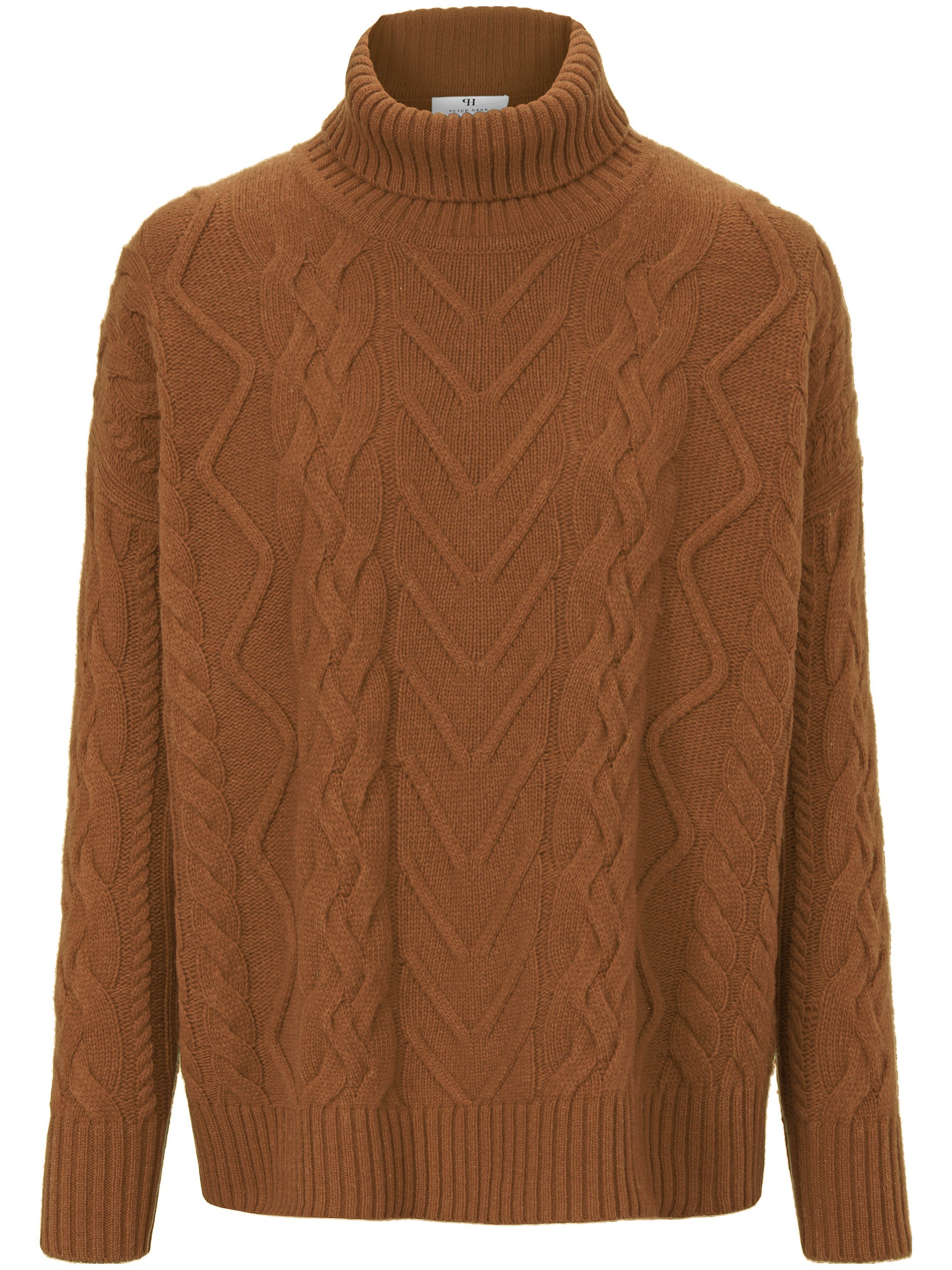 Rollkragen-Pullover aus 100% Schurwolle