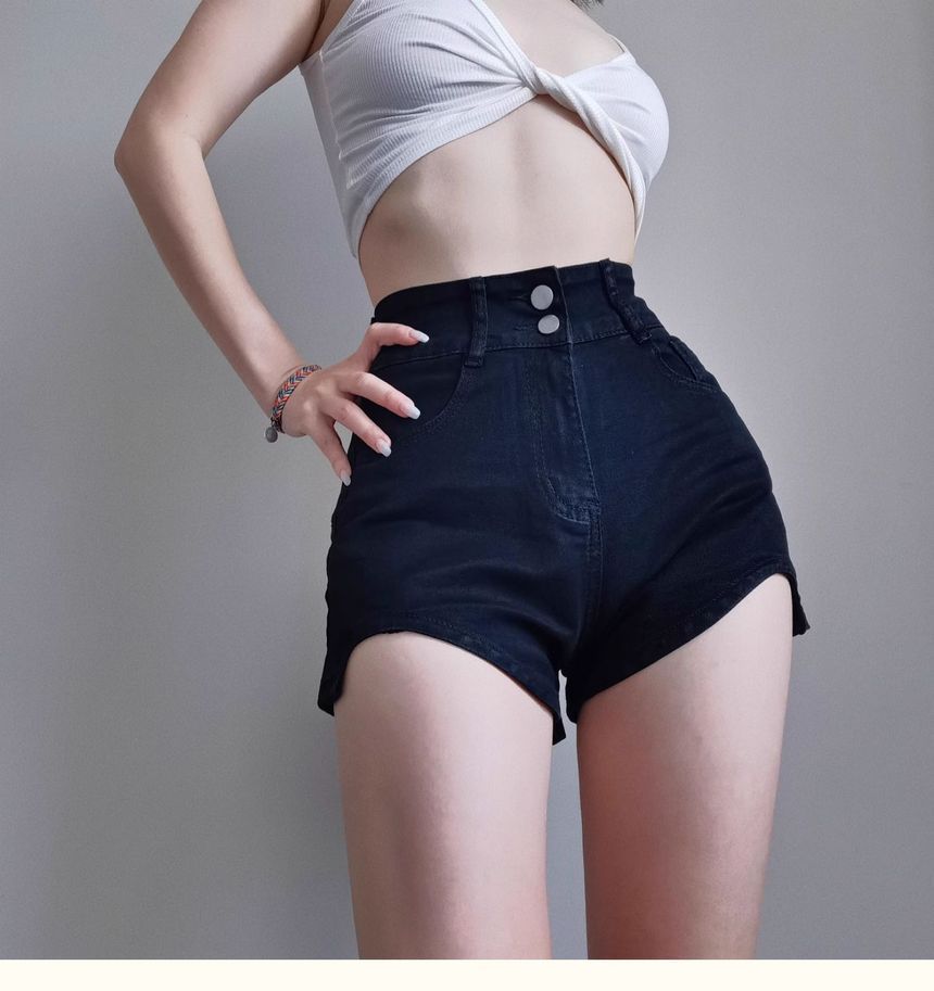 Girls Supply - Hoge taille denim hotpants