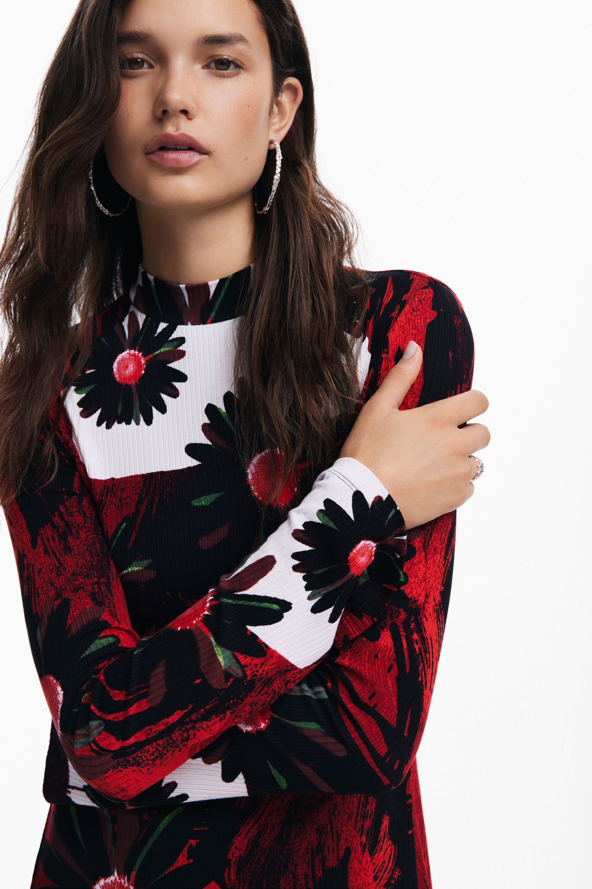 Vestido mini estampado M. Christian Lacroix