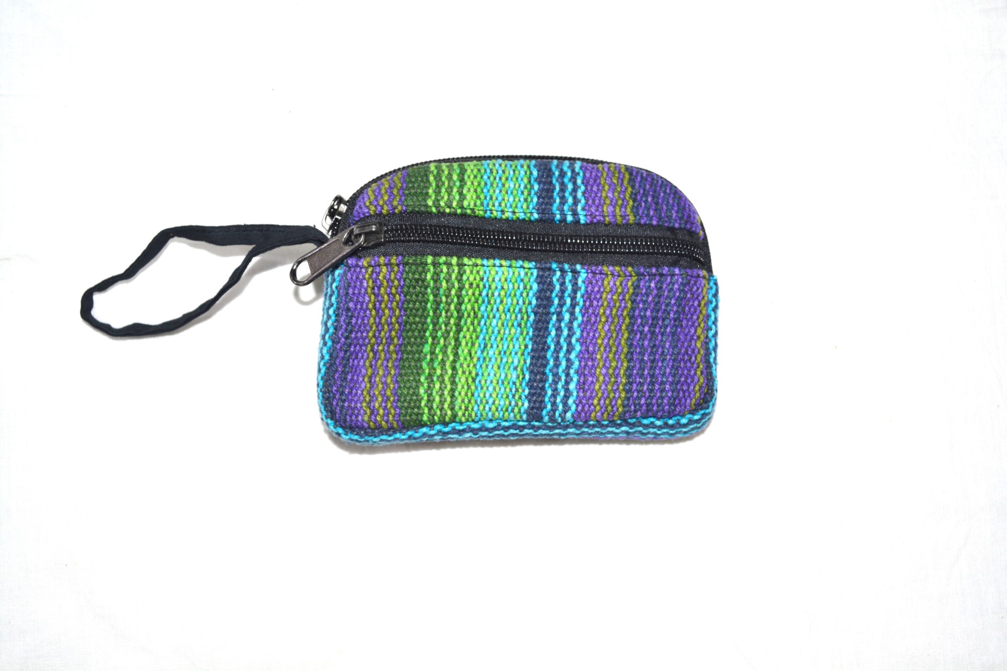 Zipper-Etui Nepalstyle, grün, lila, blau, H 10 cm, B 13 cm günstig bestellen