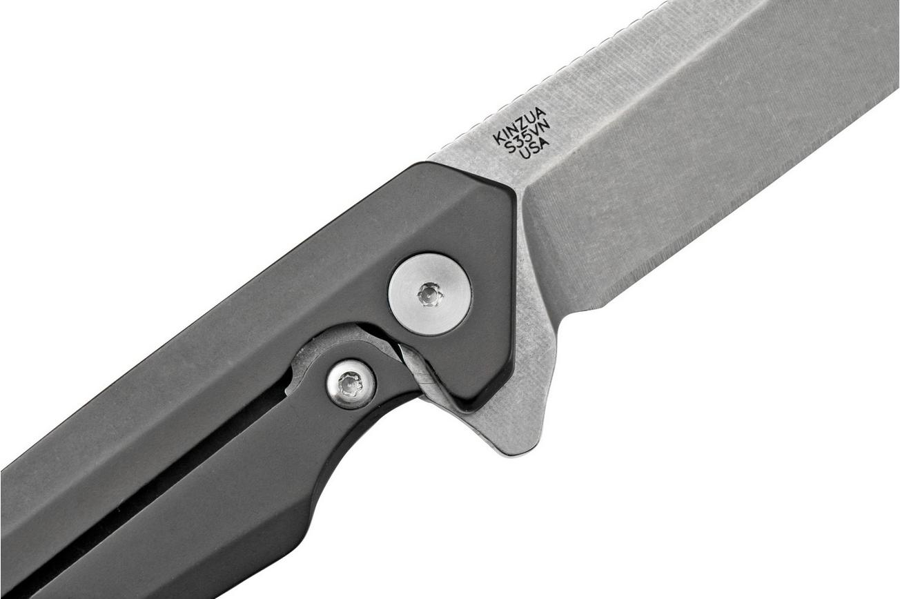 Case Kinzua Spearpoint, Black Anodized Aluminum, S35VN, 64662 zakmes