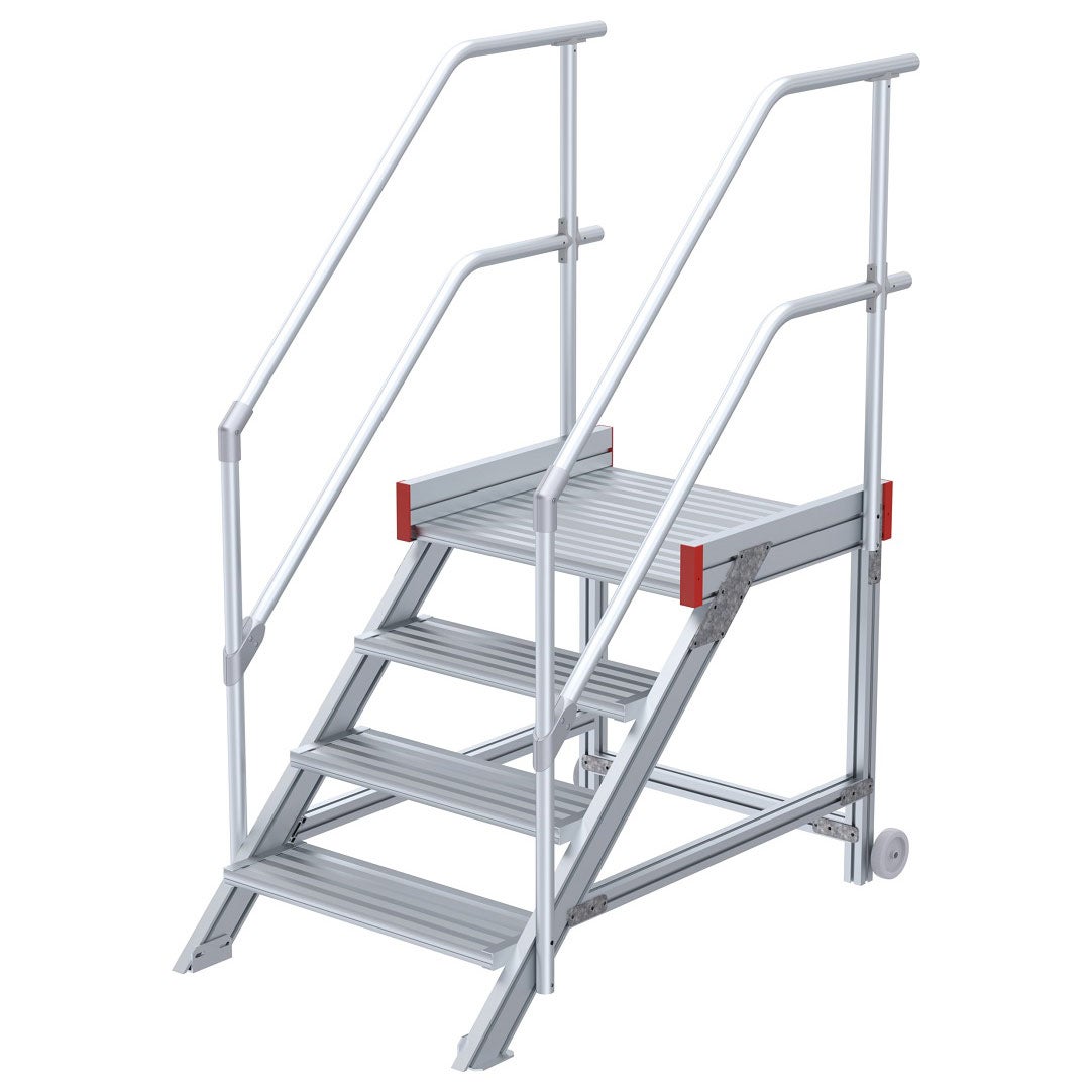 Euroline 514, 45° helling, 800mm tredebreedte, 4 treden