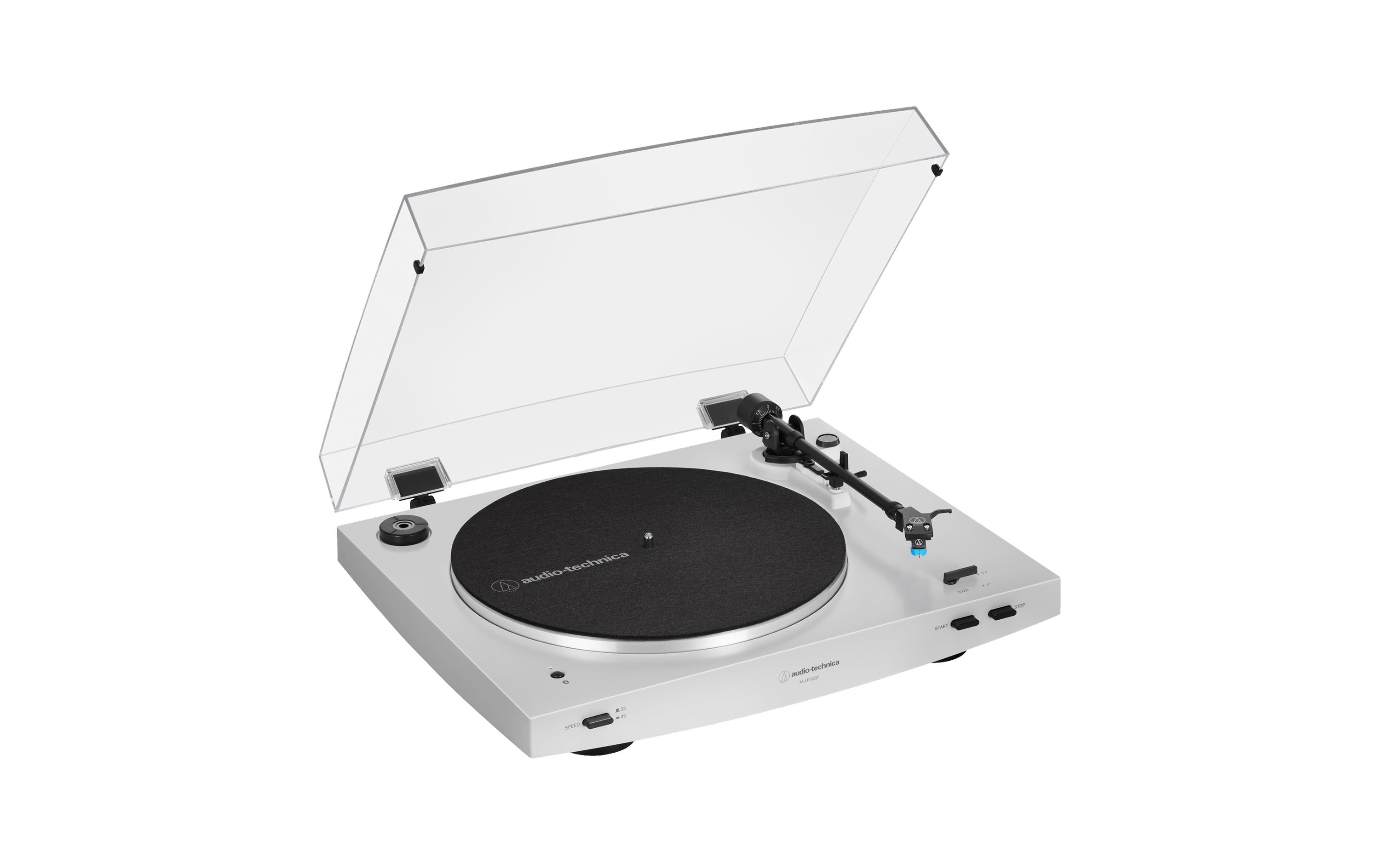 Plattenspieler mit Bluetooth AT-LP3XBT Weiss<br>Automatischer Plattenspieler mit Riemenantrieb und Bluetooth