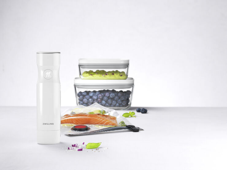 Zwilling Fresh & Save Vakuum startersæt, glas 7 dele Transparent
