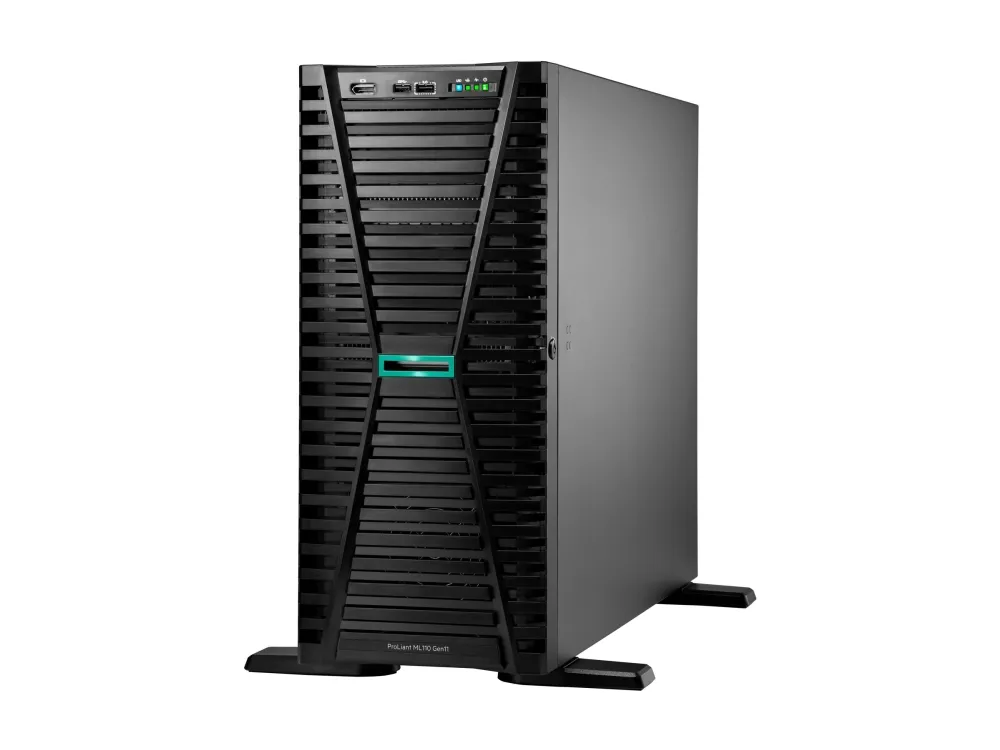 HPE ProLiant ML110 Gen11 - Server - tower 4.5U - envejs - 1 x Xeon Silver 4514Y / op til 3.4 GHz - RAM 32 GB - SATA/SAS/PCI Express - hot-swap 2.5