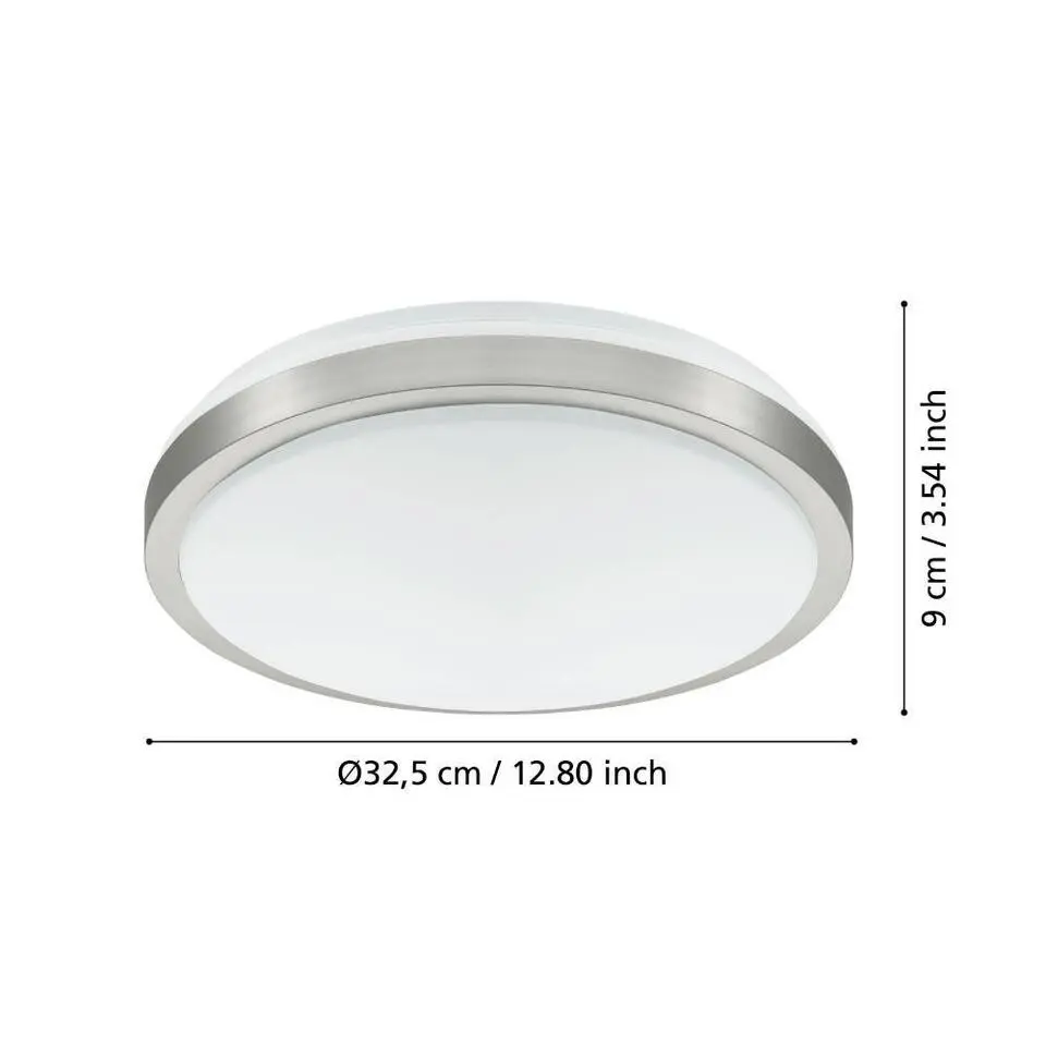EGLO Competa 1 Plafonnière - LED - 32.5 cm - Wit