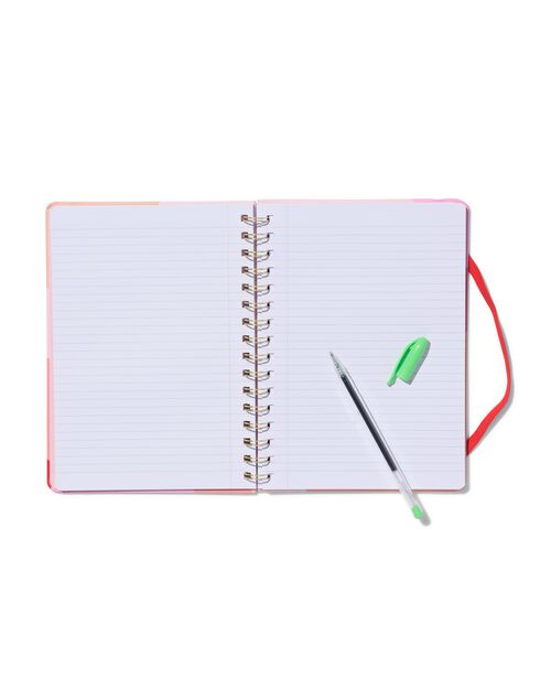 carnet de notes cœur A5 avec spirale