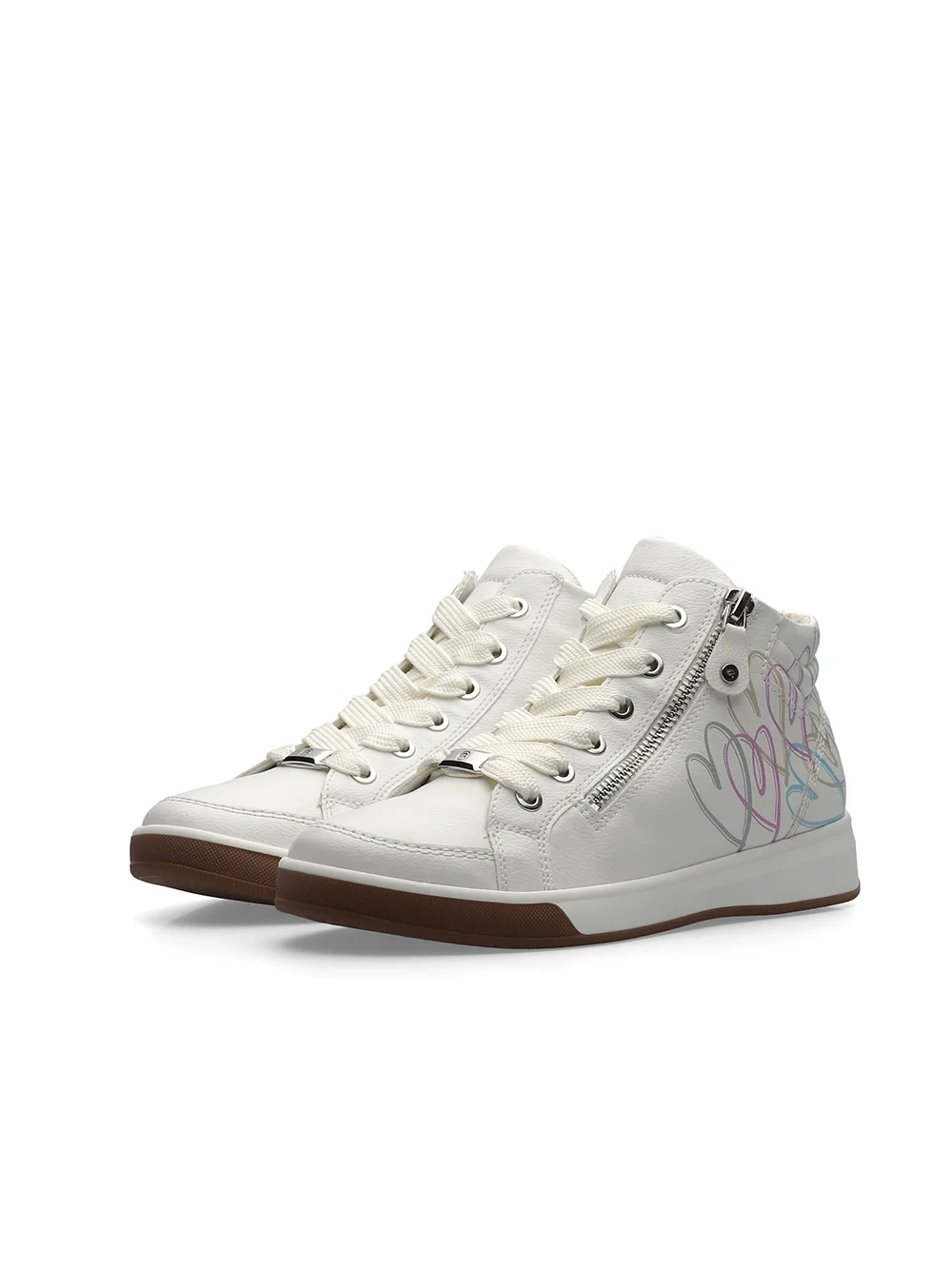 Hightop Sneaker Rom weiß