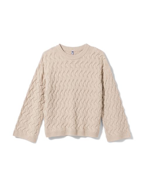 pull femme Gaia structuré sable