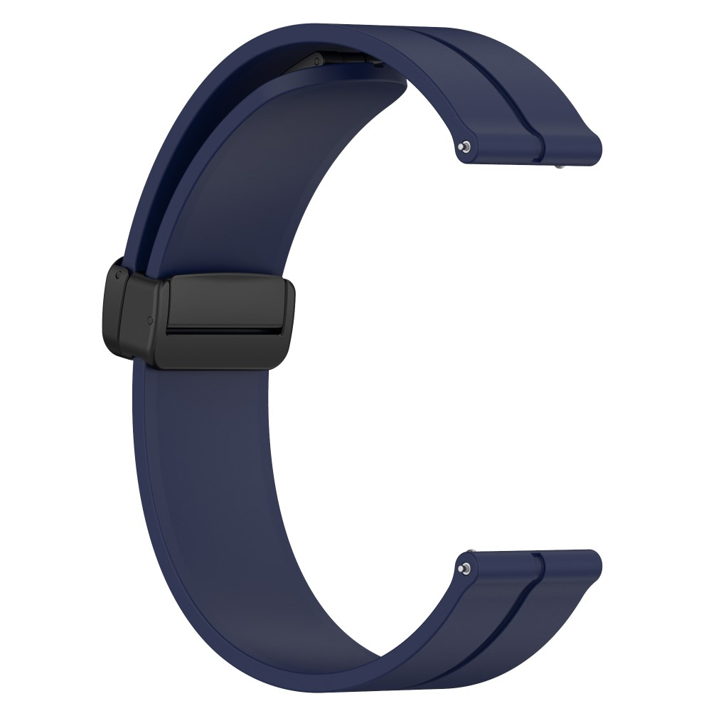 Samsung Galaxy Watch Active 2 (44mm) Magnet Silikon Armband Split Design (Gelenkumfang: 180 - 220mm) - Dunkelblau