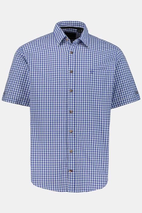 Hemd, Tracht, Halbarm, Kent Kragen, Modern Fit