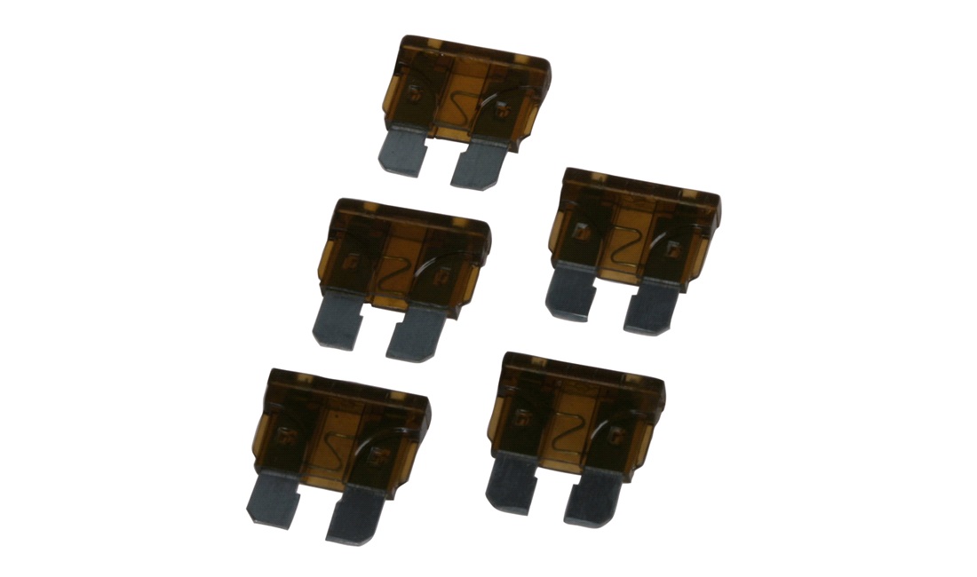 Fladsikringer 7,5A - 5 stk.