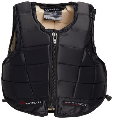 Racesafe RS2010 Sikkerhetsvest Kort Rygg, Svart