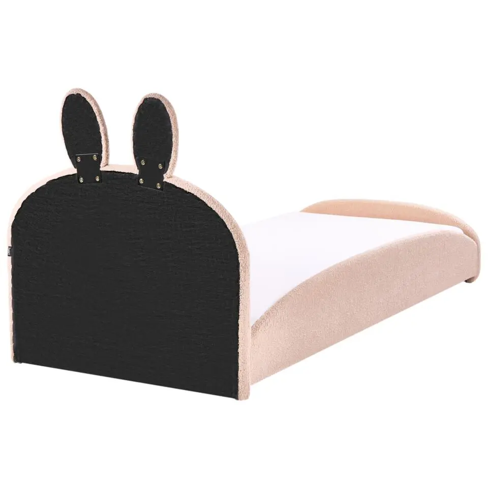 PERROS - Kinderbed - Beige - 90 x 200 cm - Bouclé