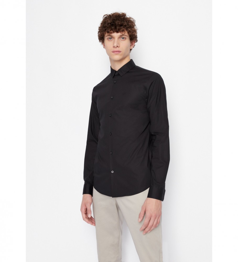 Camisa esportiva Armani Exchange preta