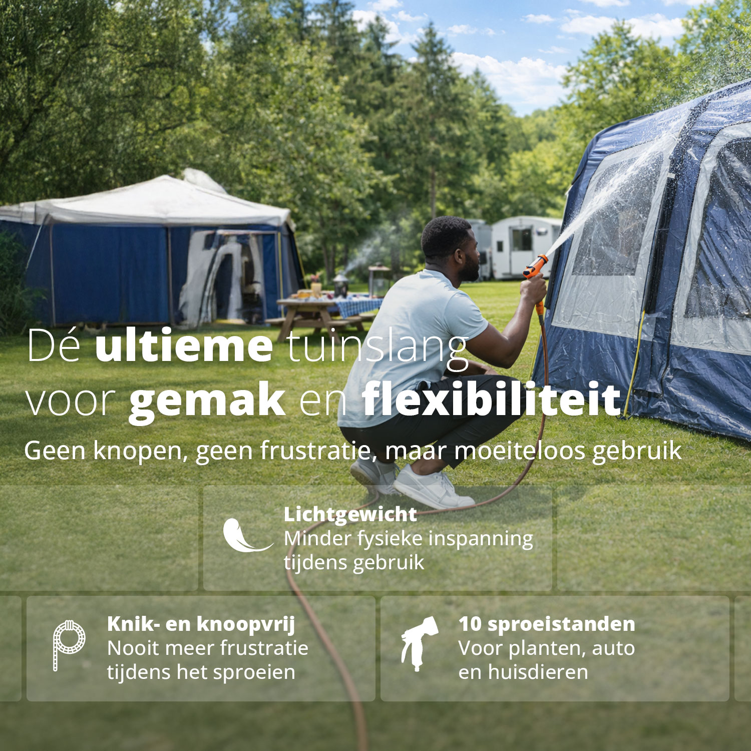 FlinQ flexibele tuinslang - 30 meter