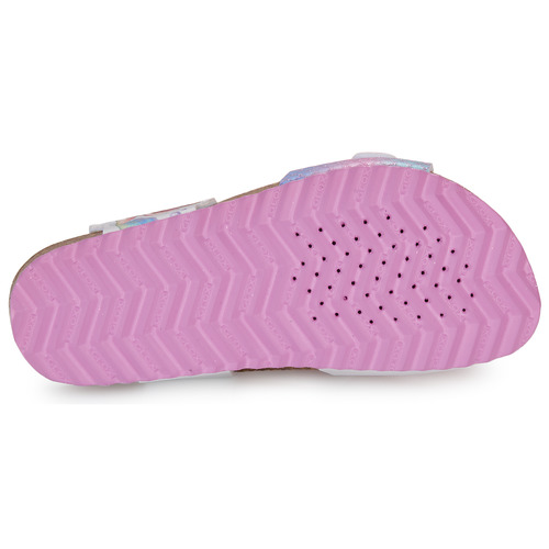 Geox - J ADRIEL GIRL - Blanc / Argenté / Rose