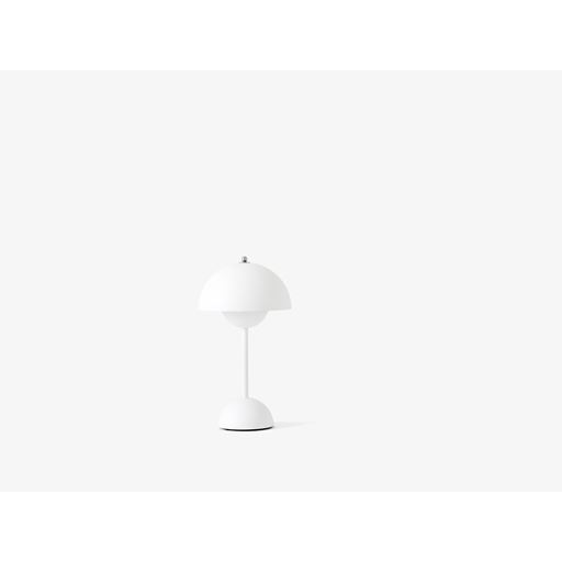 &Tradition Flowerpot VP9 Bordlampe, Mat Hvid, Ø16 cm
