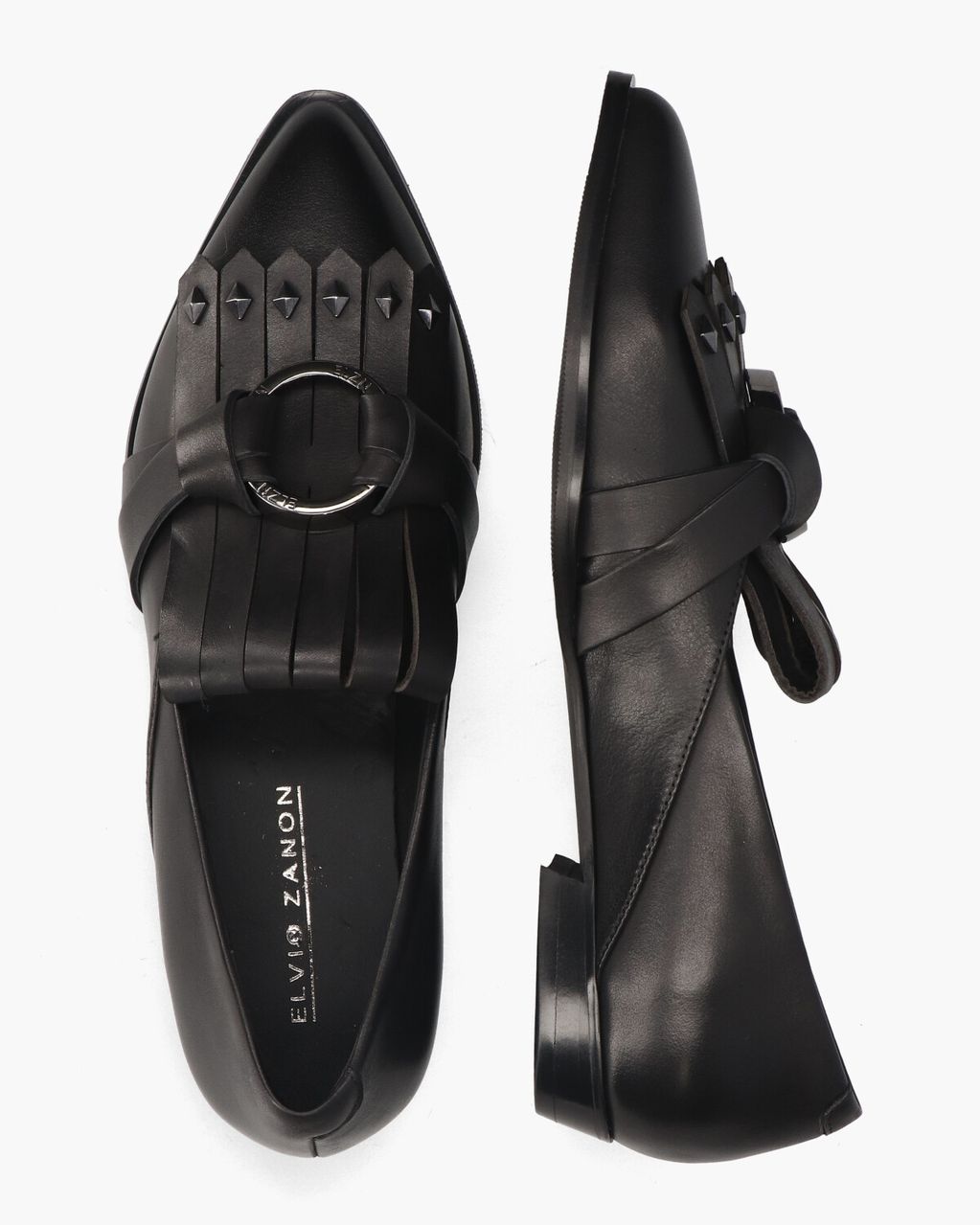 Elvio Zanon EA0304 Zwart Damesloafers