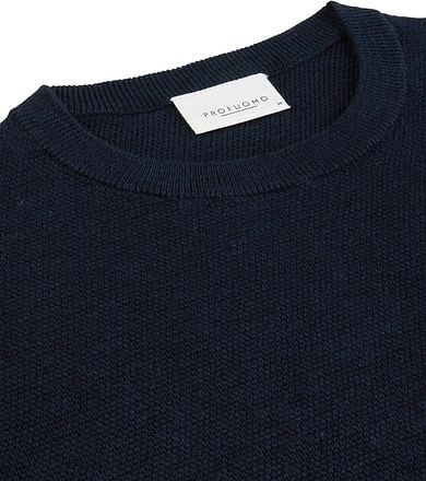 Profuomo O-Hals Trui Navy PP2J00007C-P kopen