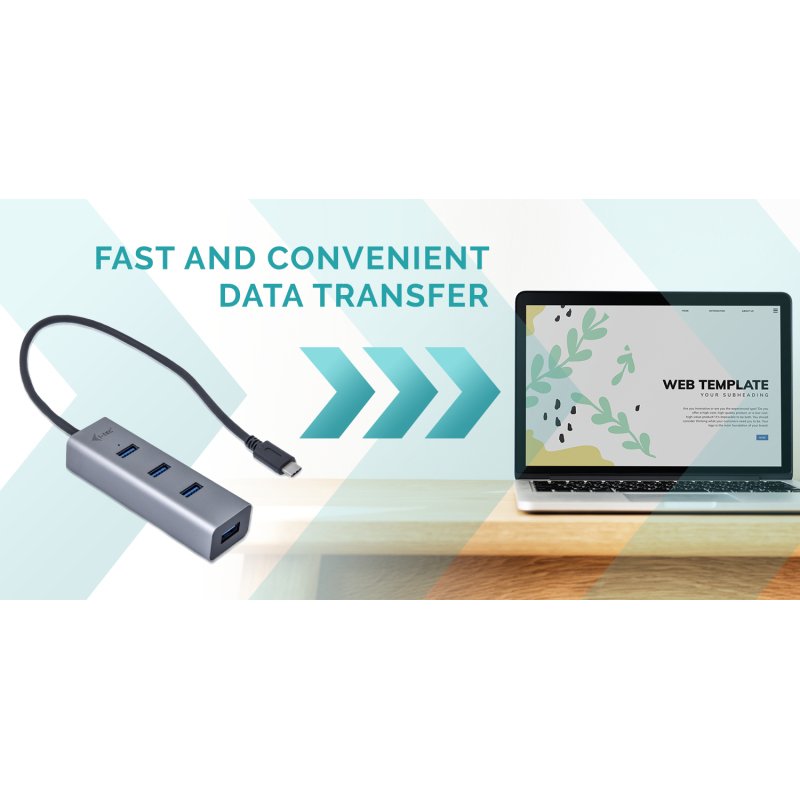 i-tec Metal USB-C HUB 4 Port